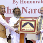 Gurudev Sri Sri Ravi Shankar welcomes PM Modi