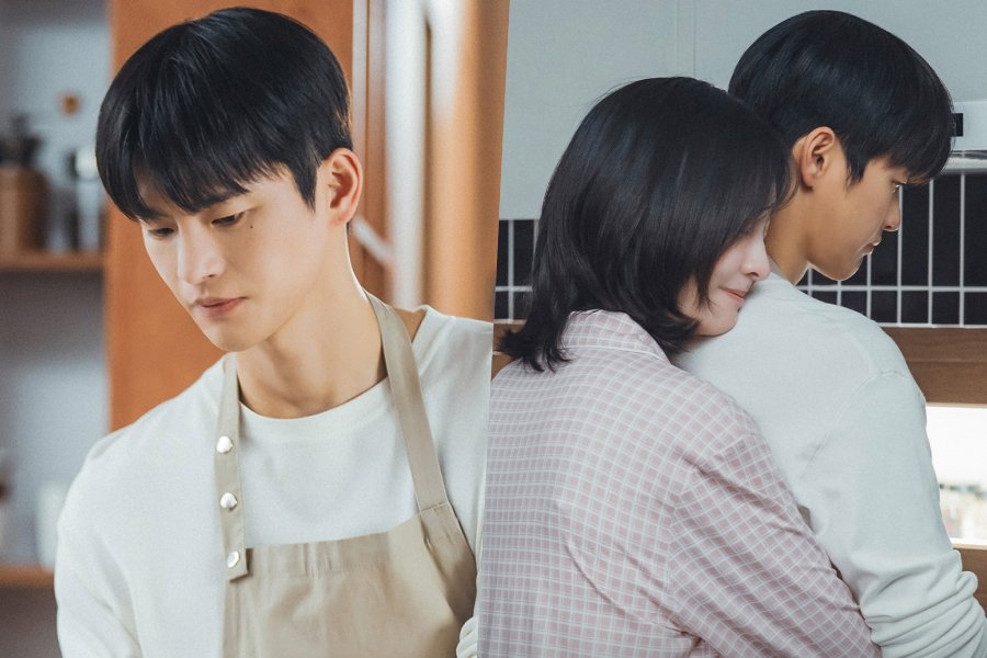 Park Ji Hyun Gives Seo In Guk A Sweet Back Hug As He Prepares Breakfast In “See You At Work Tomorrow!”