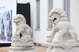 S. Korea holds ceremony marking return of lion statues to China