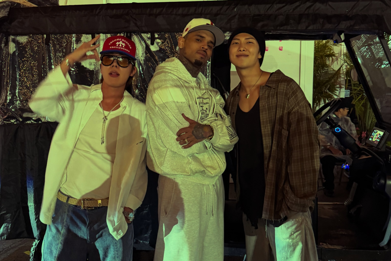RM, J-Hope of BTS face criticism after attending Chris Brown concert