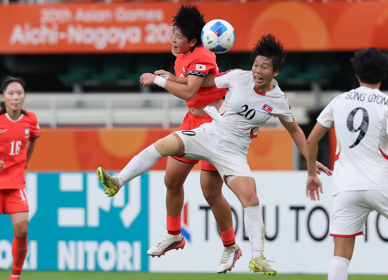 S. Korea, N. Korea draw 1-1 in women's football at Asian Games