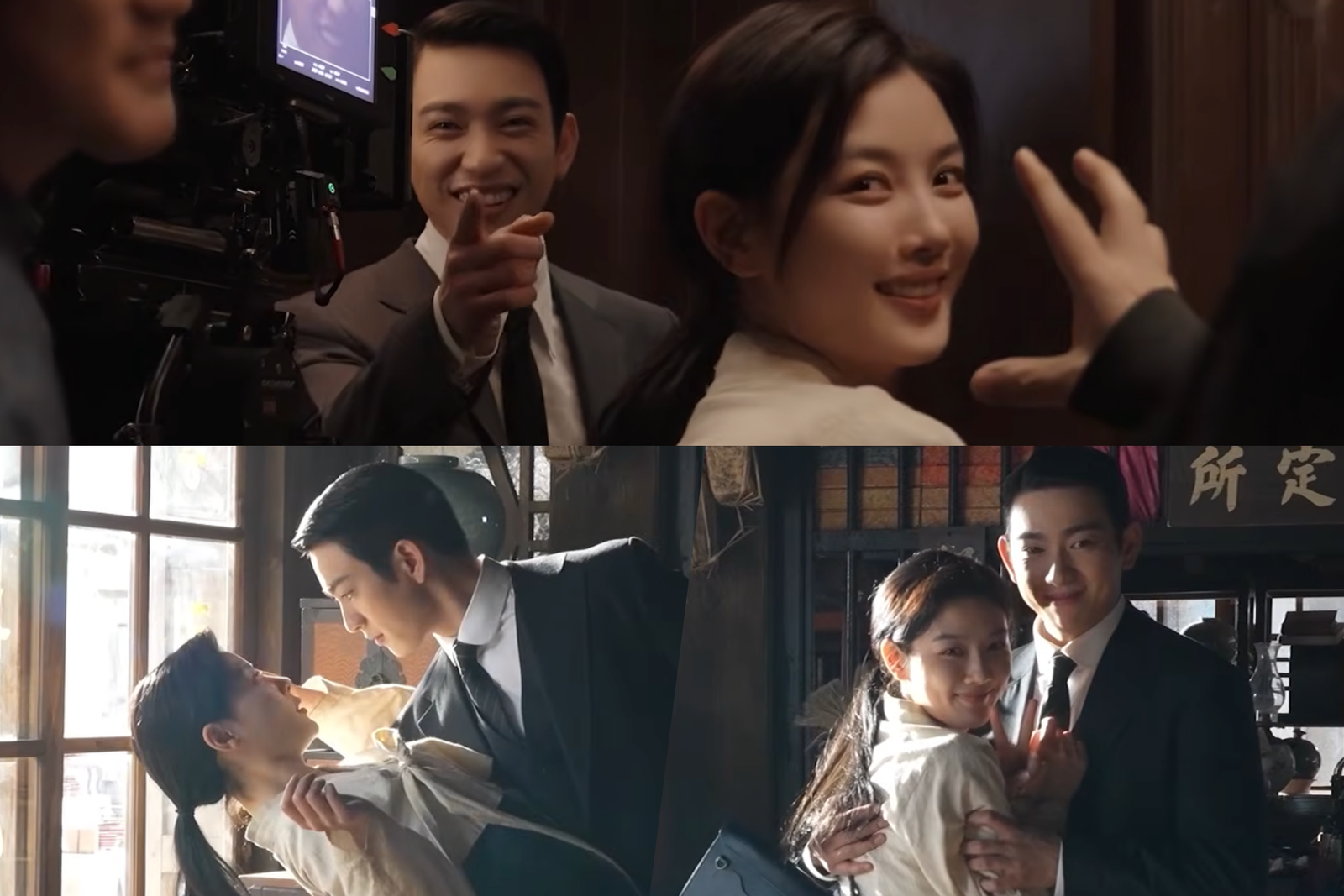Watch: Kim You Jung And Park Jinyoung Showcase Adorable Chemistry On Set Of “100 Days Of Deception”