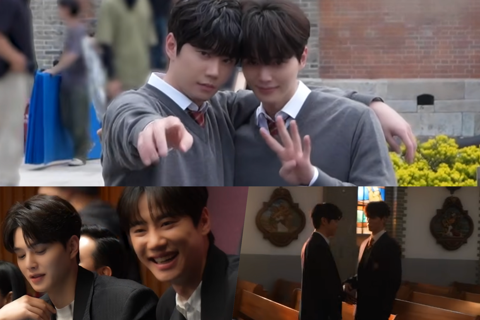 Watch: Song Kang And Lee Jun Young Showcase Playful Chemistry On Set Of “Four Hands, Two Sonatas”